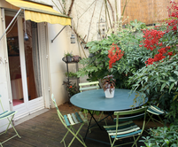 Paris apartment - "Le Veneto" - Designer duplex with terrace bordering Latin Quarter - rue du Banquier