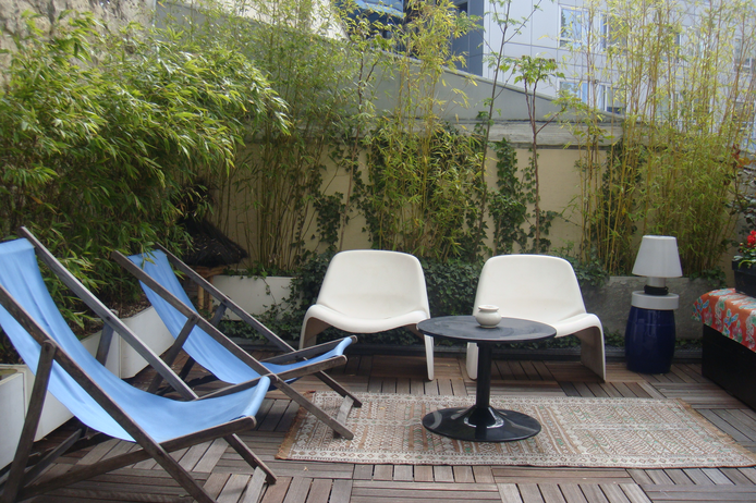 6 Paris apartment - "Le Veneto" - Designer duplex with terrace bordering Latin Quarter