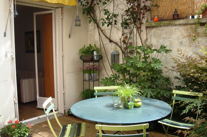 6 Paris apartment - "Le Veneto" - Designer duplex with terrace bordering Latin Quarter