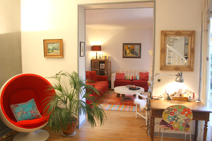 2 Paris apartment - "Le Veneto" - Designer duplex with terrace bordering Latin Quarter