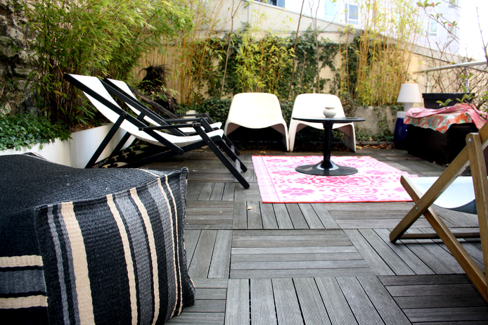 6 Paris apartment - "Le Veneto" - Designer duplex with terrace bordering Latin Quarter