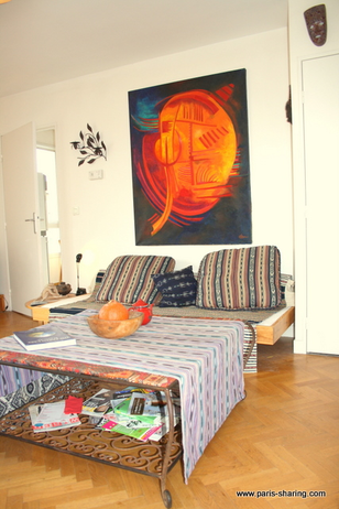 Paris apartment - Spacious & sunny, bohemian style, quiet village atmosphere