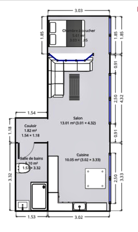 Paris apartment - Le Pompidou Perfect