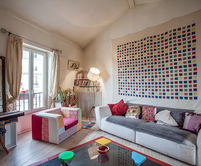 Paris apartment - Stephanie's Fountain - Bright, funky interior designer's family loft  - place du colonel bourgoin